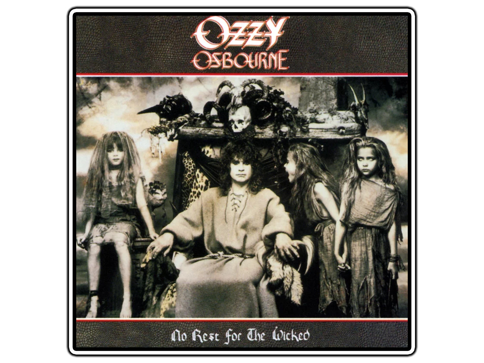 Ozzy Osbourne No Rest for the Wicked Album Sticker Waterproof Vinyl Decal DieCut