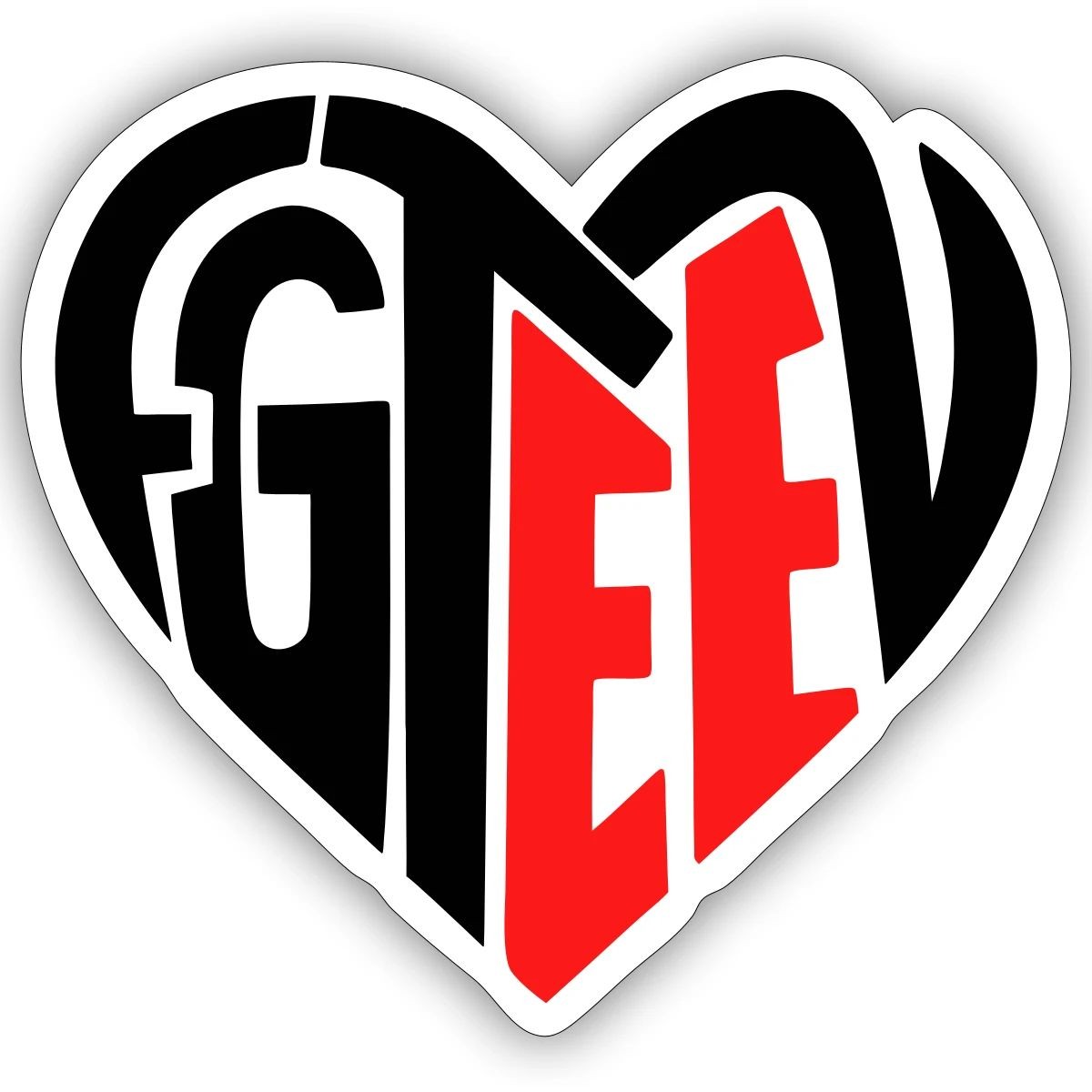 FGTeeV Love Sticker, max. 4 x 4"
