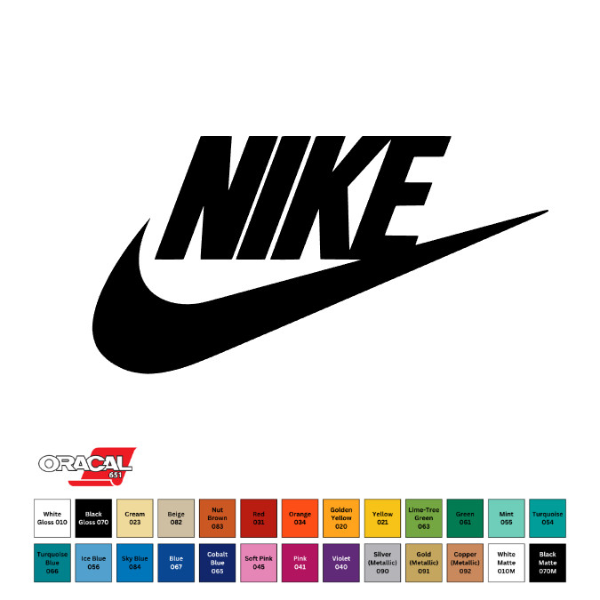 Nike Swoosh Logo Die Cut Vinyl Decal Permanent Sticker 2.5" CHOOSE COLOR
