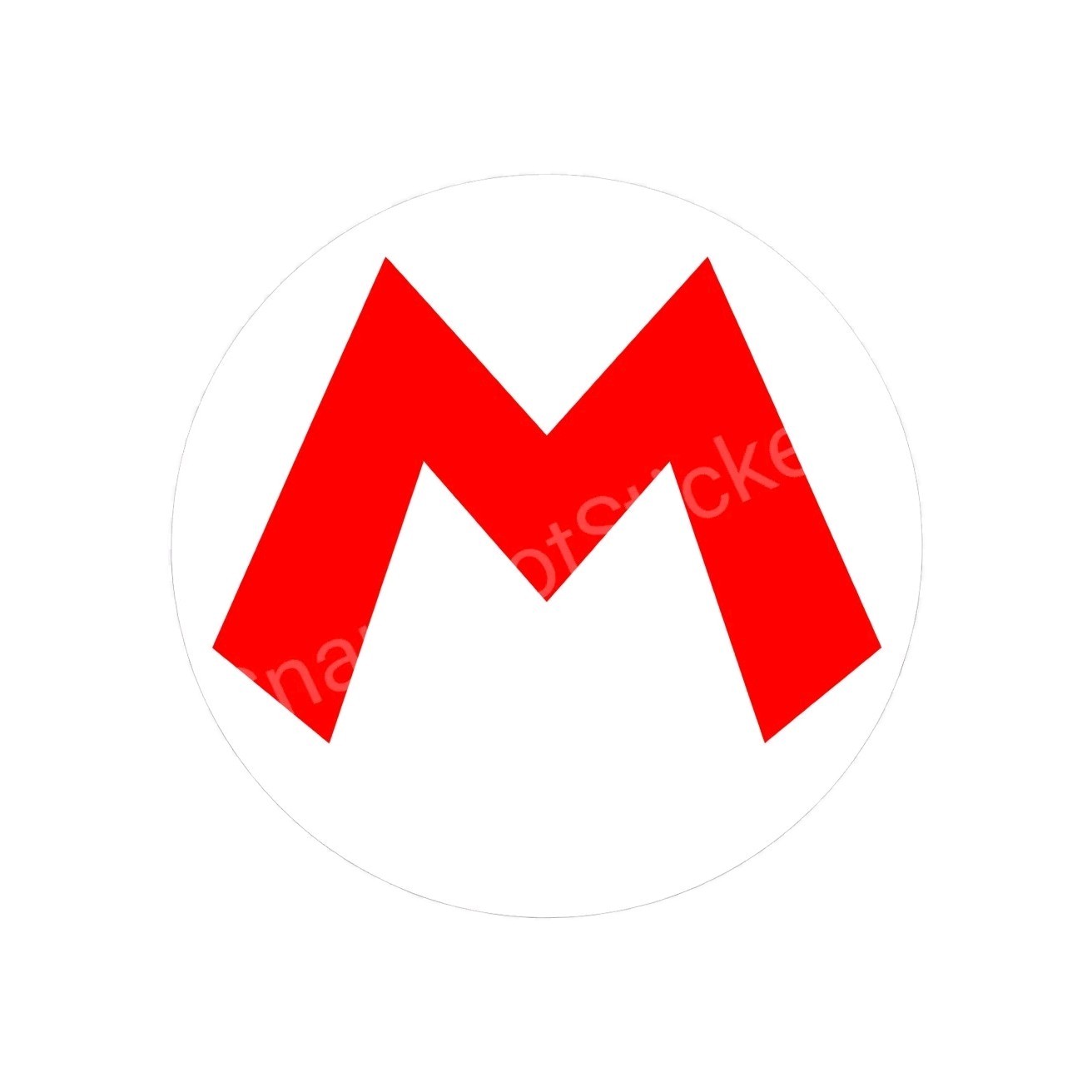Super Mario Logo Vinyl Car Brothers Truck Window Laptop Sticker/Decal 01