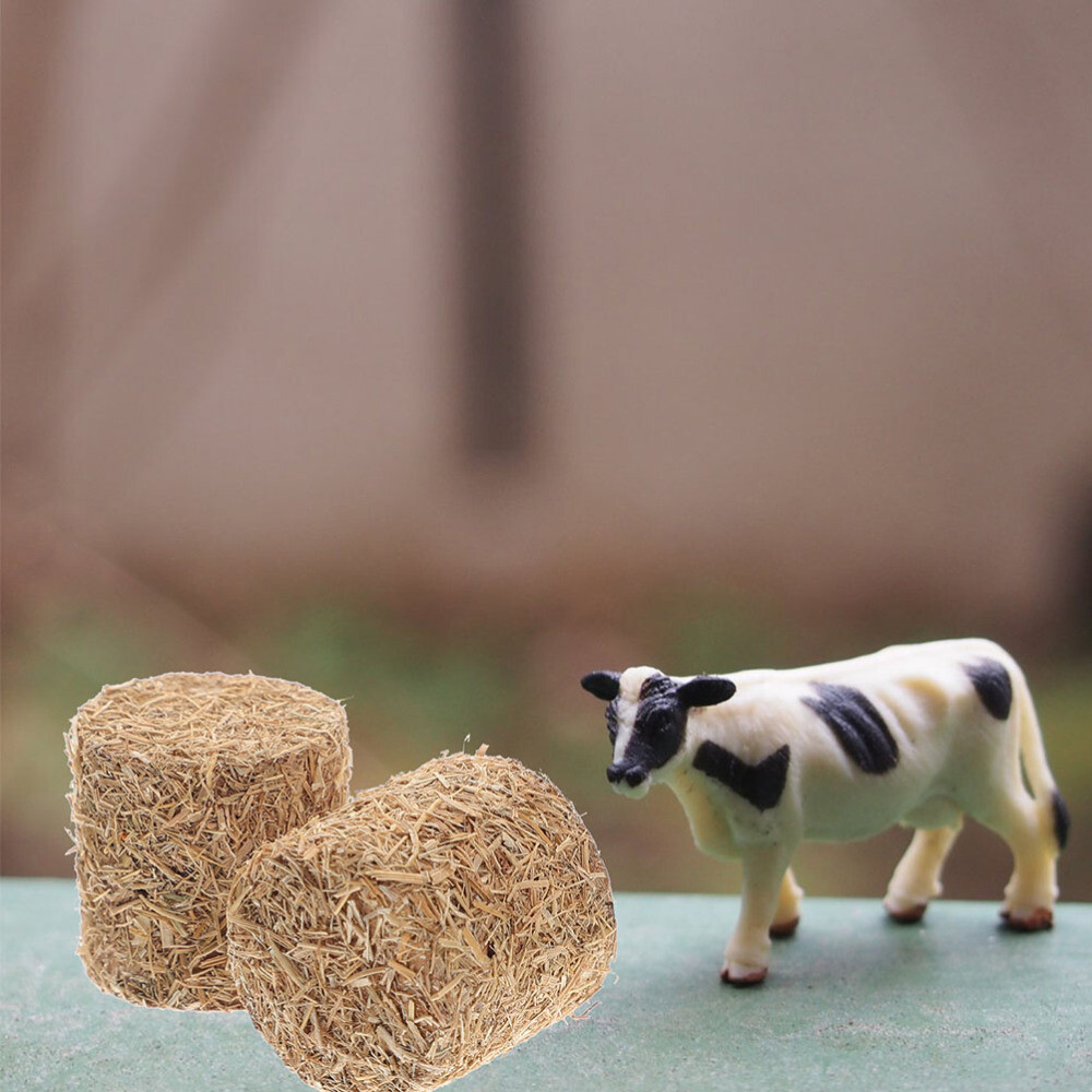 Mini Cylinder Bales Cube Bales Rectangular Bales Mini Hay Bales for Scene Decor