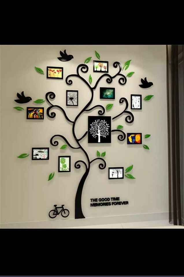 3D Tree Wall Stickers-DIY Photo Frame Tree Wall Decal Family Photo Frame Sticker