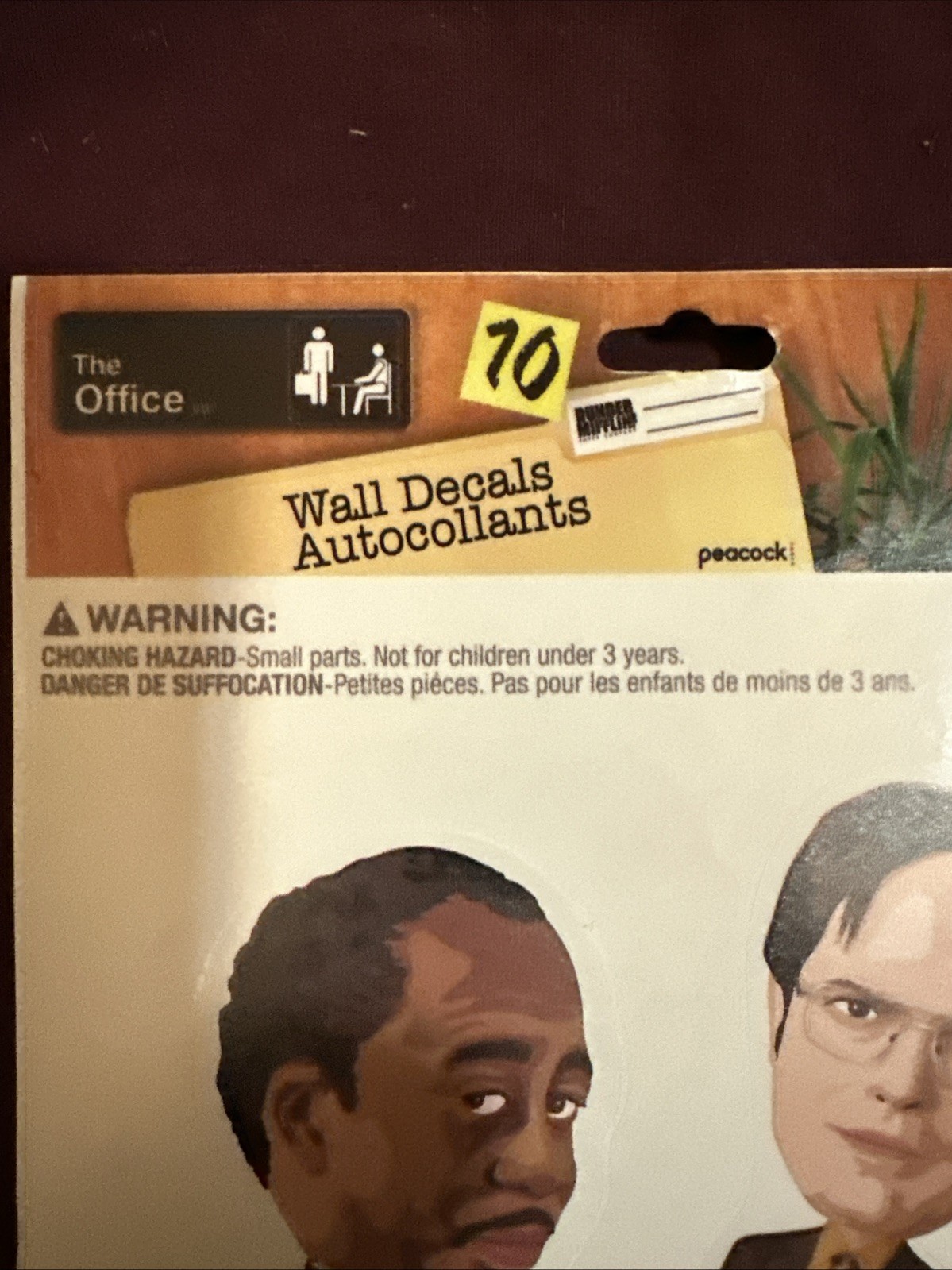 THE OFFICE 10 Wall Decals Removable & Repositional 5” Fat Head Stickers NEW