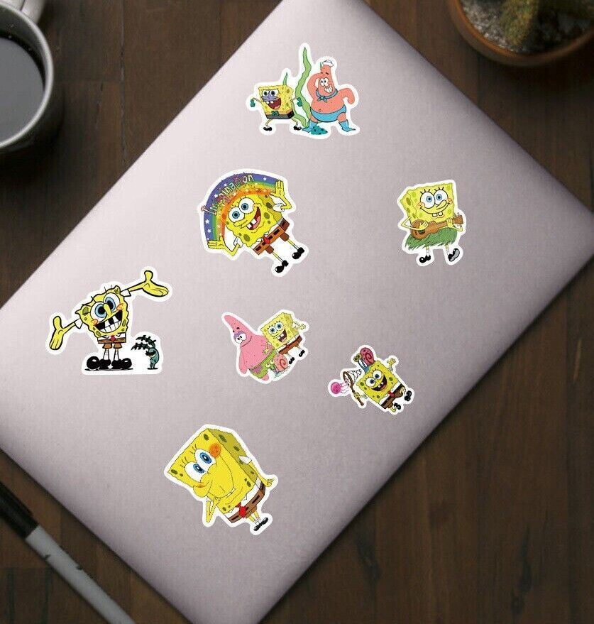 SPONGEBOB Stickers [A] SQUAREPANTS Squidword PATRICK ~ Vinyl Skateboard Decals