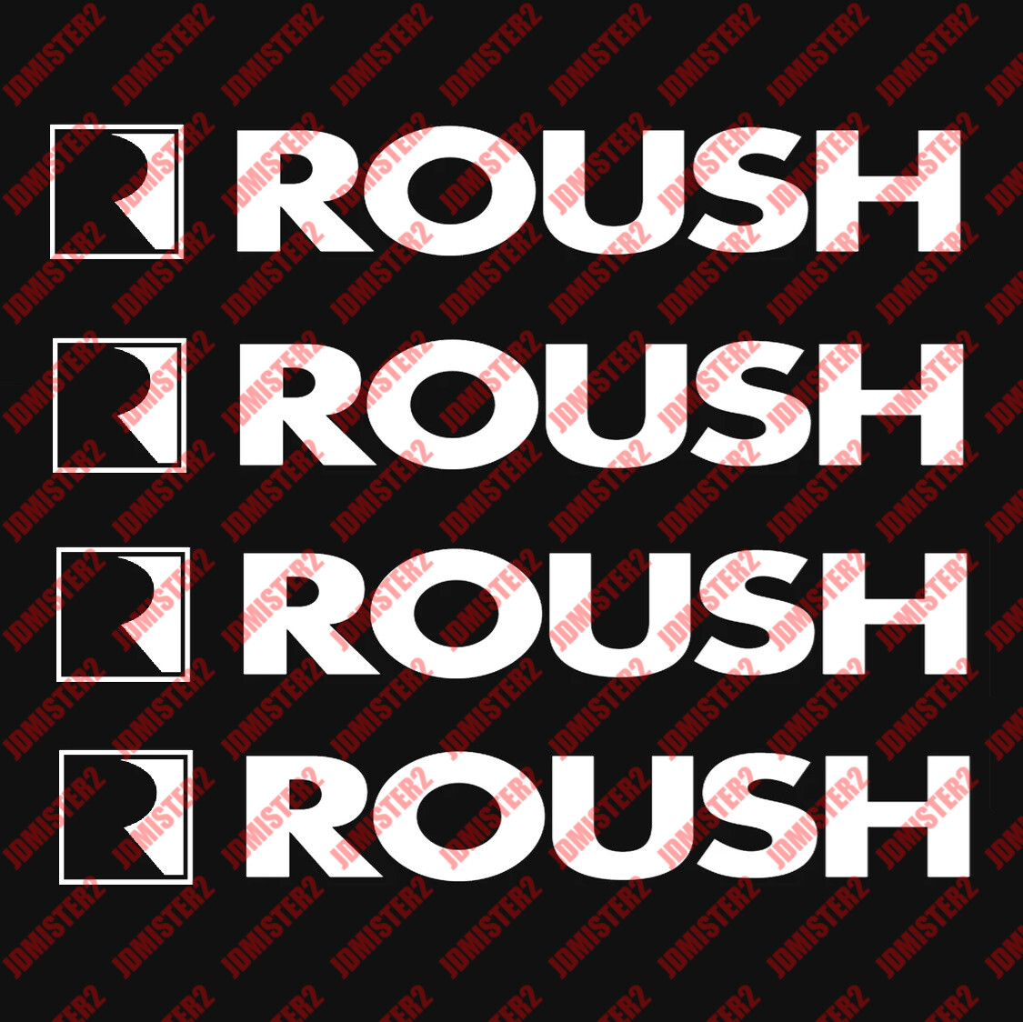 Roush Brakes Sticker Alcon Mustang Die Cut Vinyl Decal Graphics Logo Racing