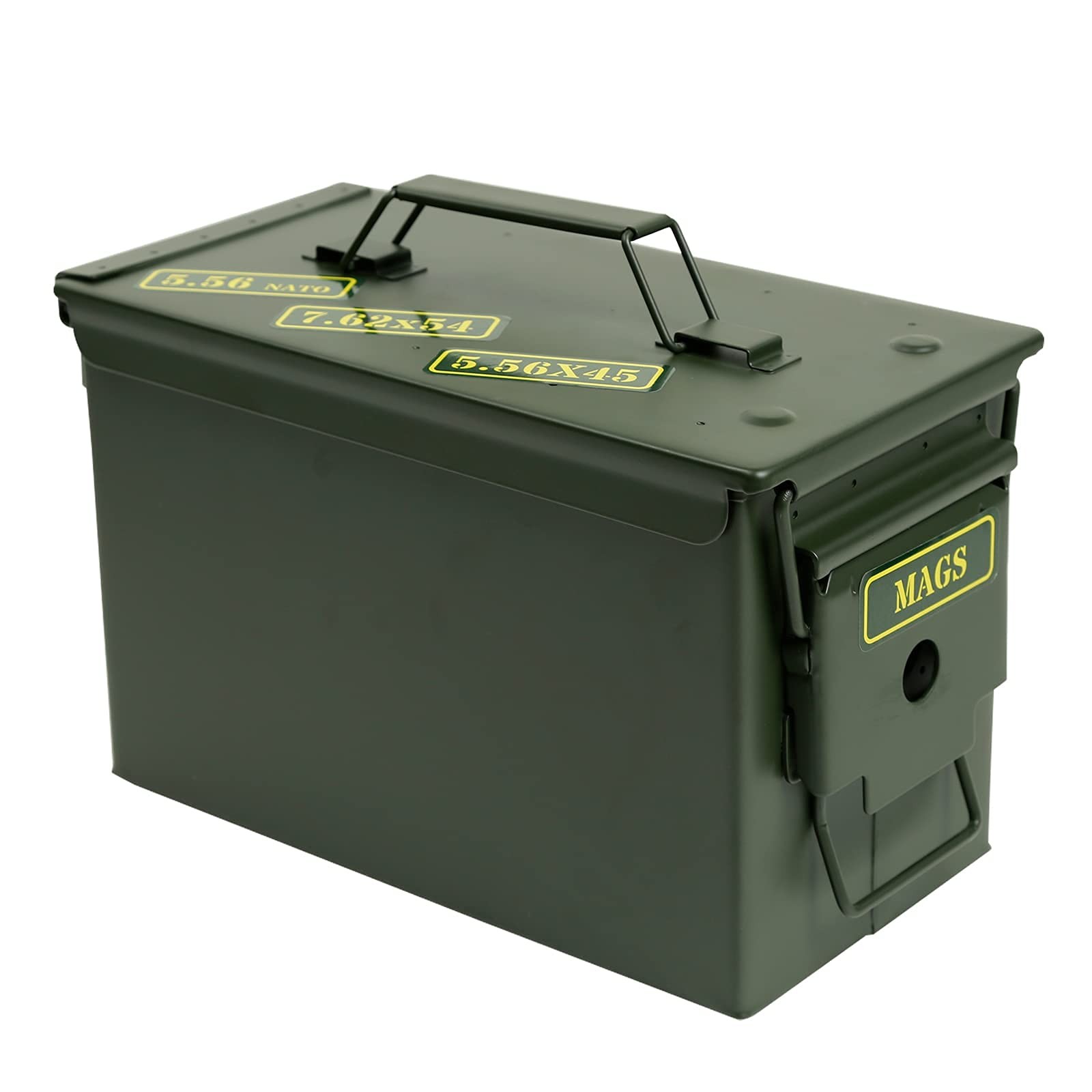 Ammo Can Vinyl Sticker Set Decal 3 inches by 1 inch, 80 Pack/10 Varieties