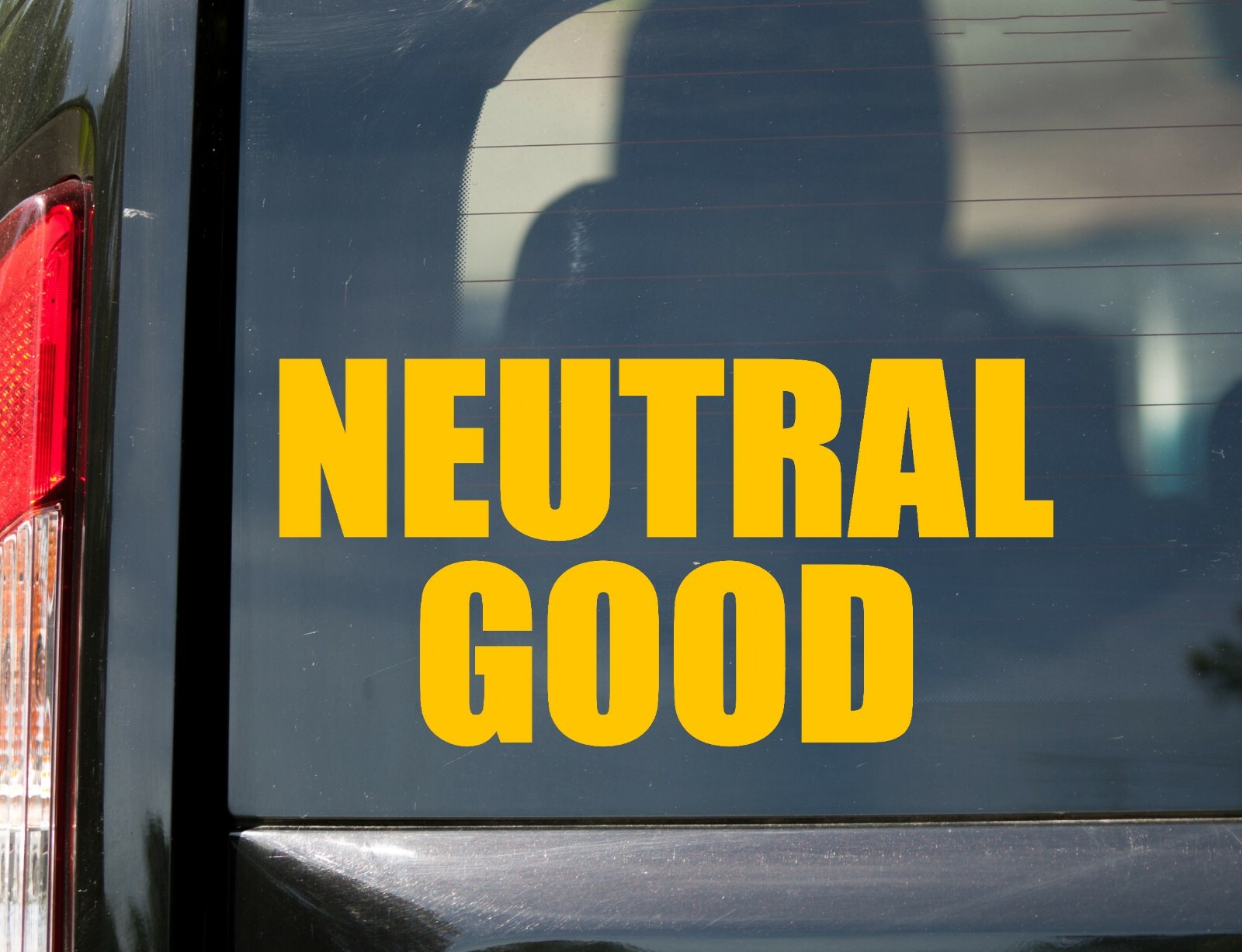 Neutral Good Vinyl Sticker – RPG Role Playing Character Alignment V2 – Decal