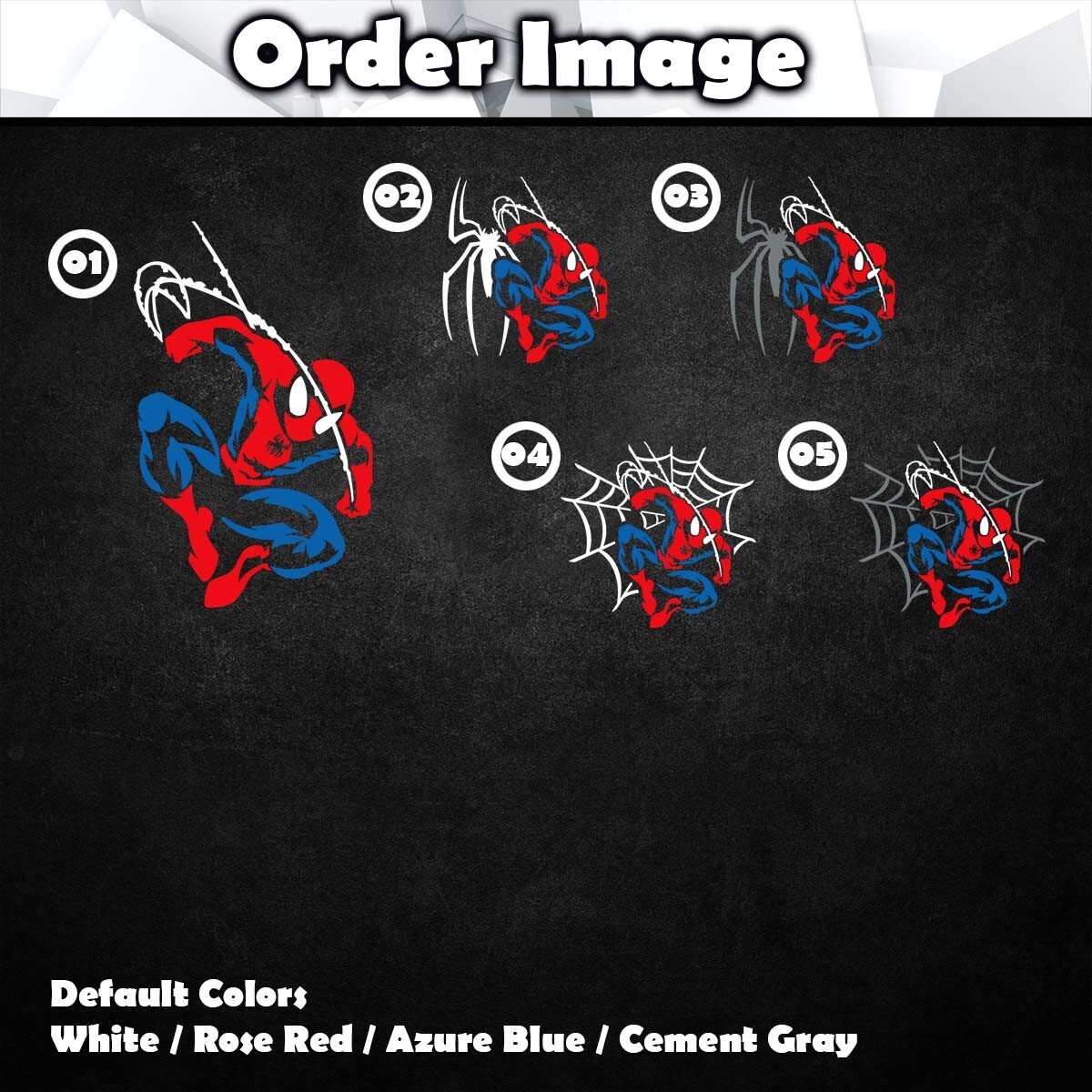 Spider Man Marvel Vinyl Decal Sticker (Comics Car Laptop PC Tower Decor)
