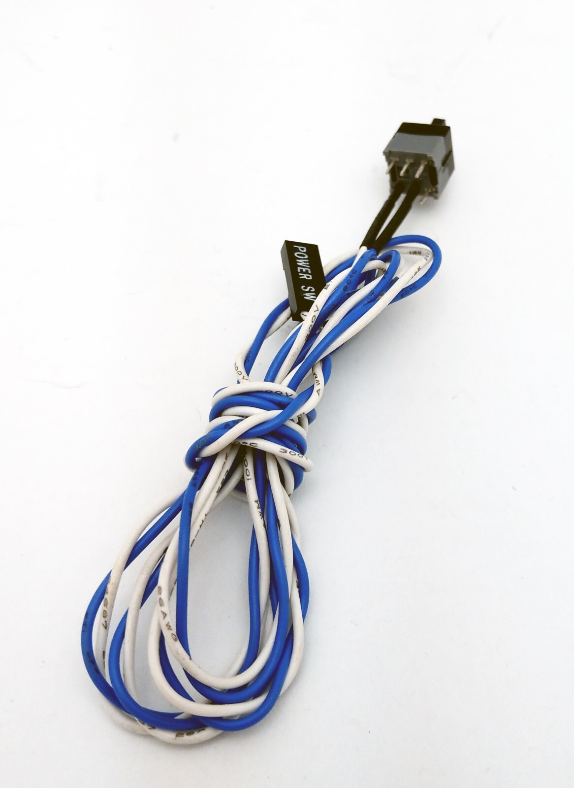 Lot 5: Front Panel On/Off Power Control Button Cable for Computer Motherboard PC