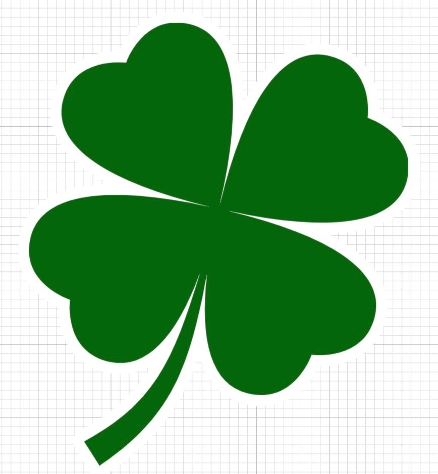 4 leaf clover Irish Celtic St Patrick's Day green