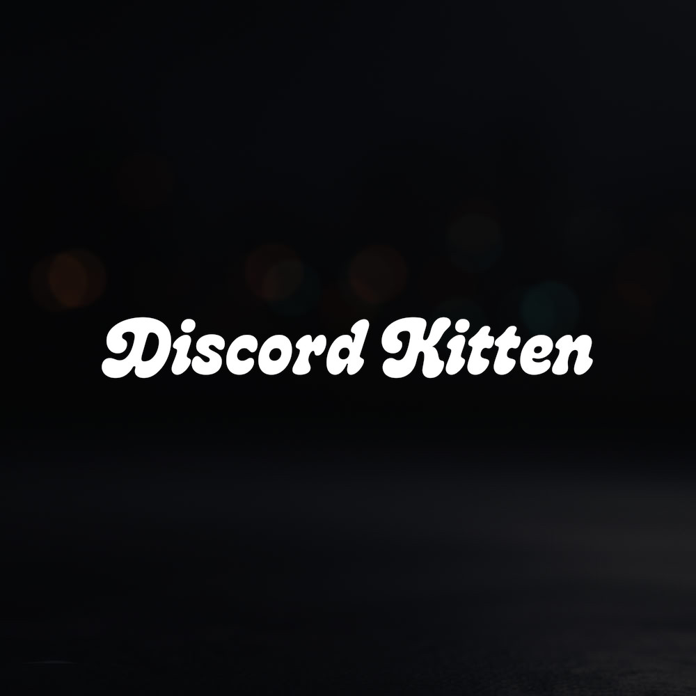 8in Vinyl Decal Sticker – "Discord Kitten"