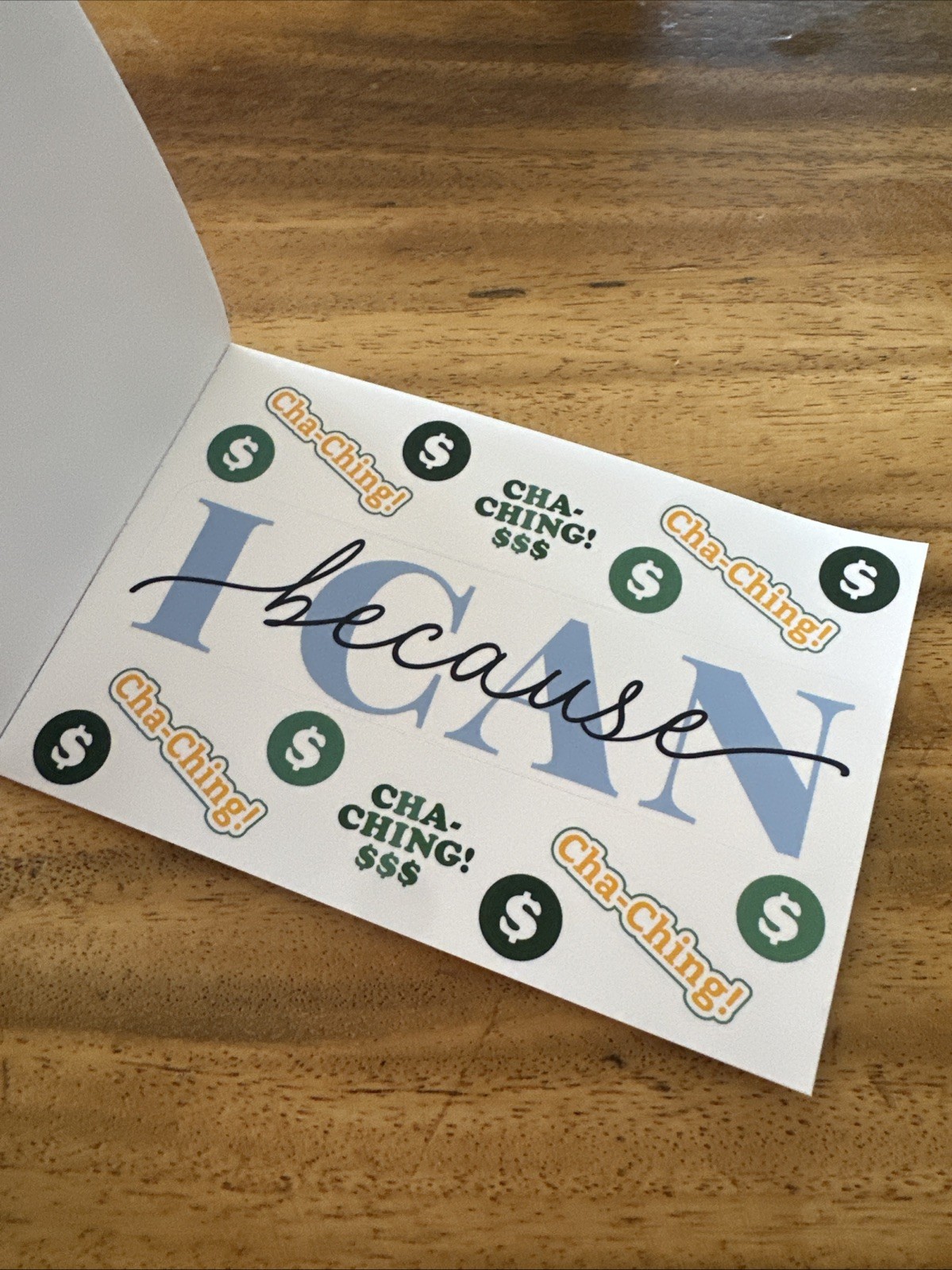 Stickers, Alison J Prince Because I Can Life Motivational Sticker Book