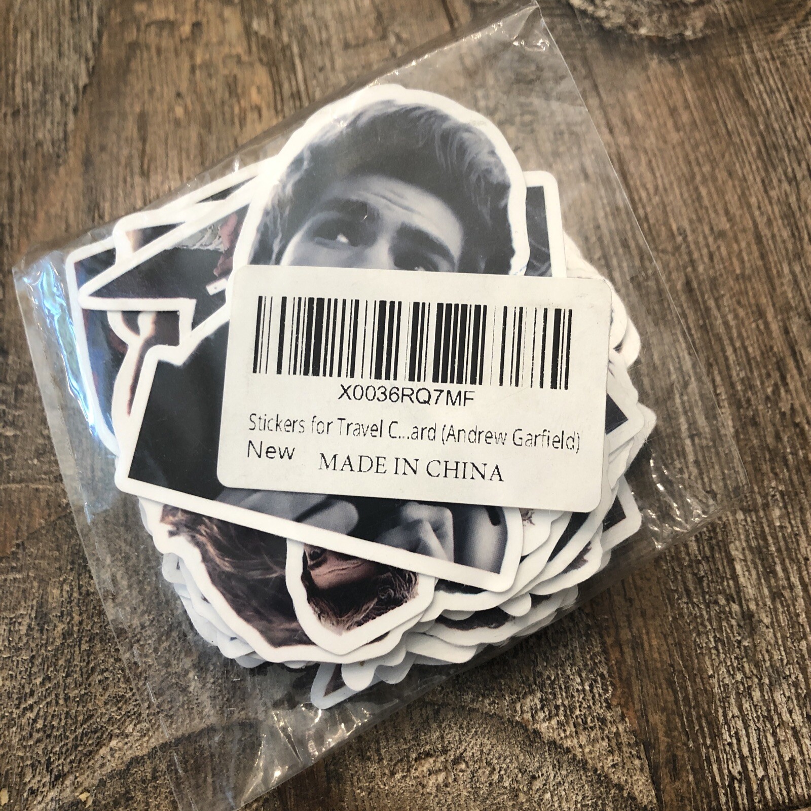 Andrew Garfield Waterproof Stickers 52 Pack