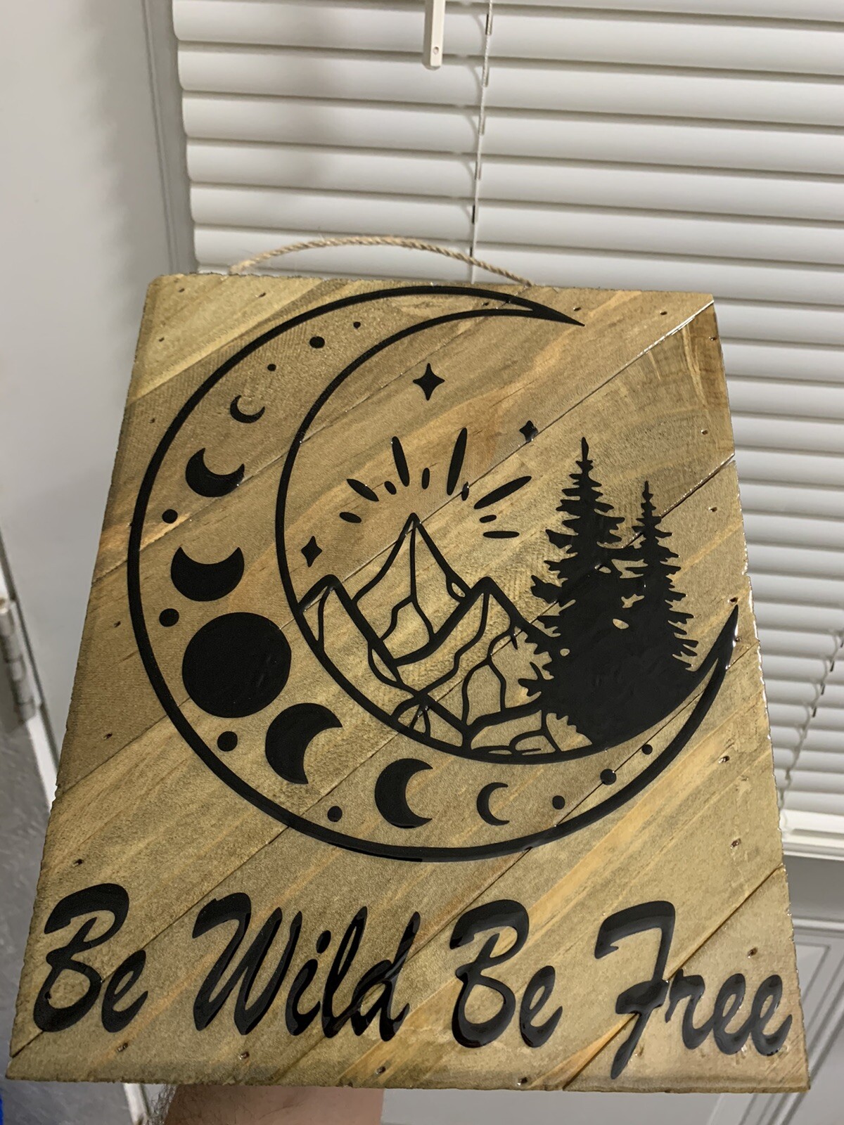 Homemade Hanging Wall Art.