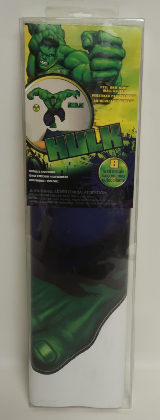 The Incredible Hulk Peel and Stick Wal Decal Removable Repositionable York (New)