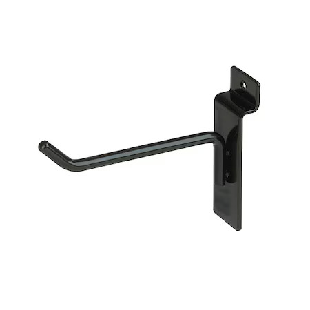 Econoco Ebl/H4 Semi-Gloss Hook 4", Black, 96Pk
