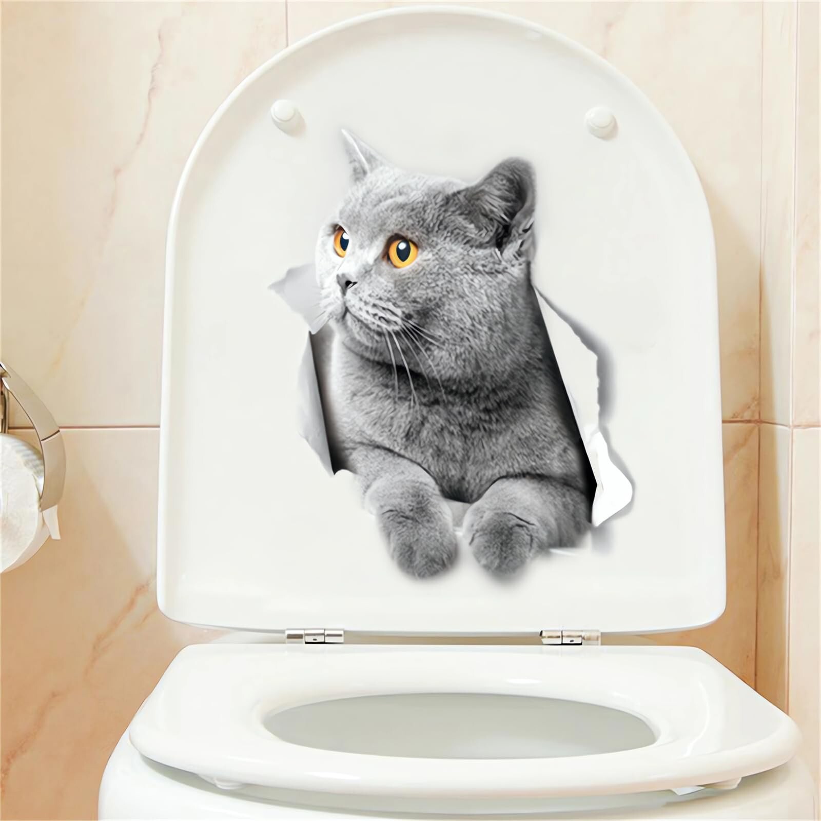 Little Cat 3D Wall Stickers, sacinora Cute Kitten Animal DIY Wall Decals Remo…
