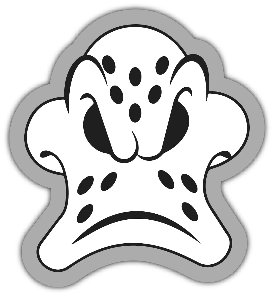Anaheim Mighty Ducks NHL Car Bumper Sticker Decal ID:8 "SIZES"