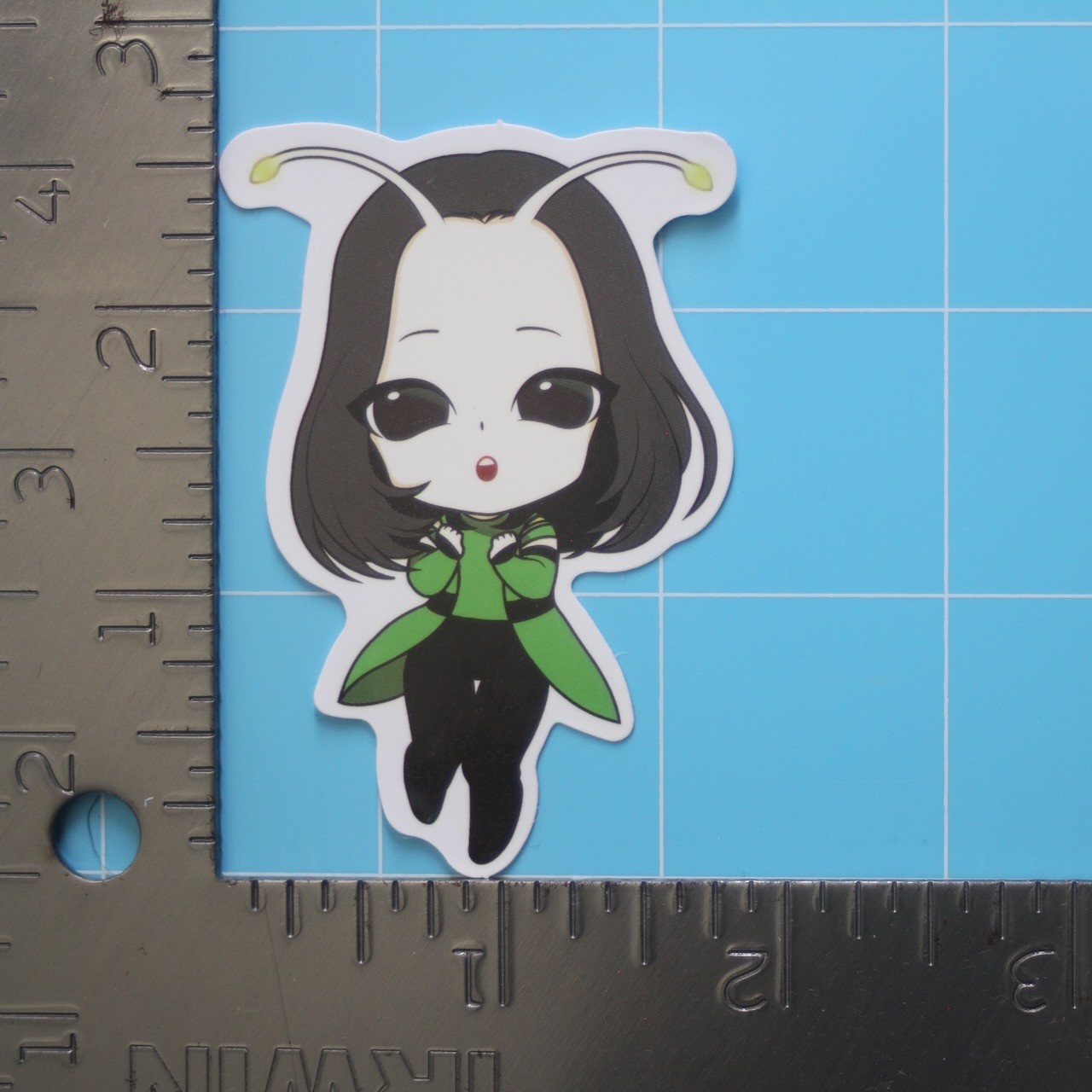 Marvel Universe Sticker (MANTIS) MCU Superheroes, Gloss PVC Decal