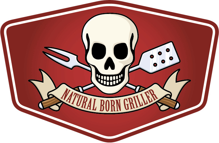 Natural Born Grilles Skull Car Bumper Sticker Decal