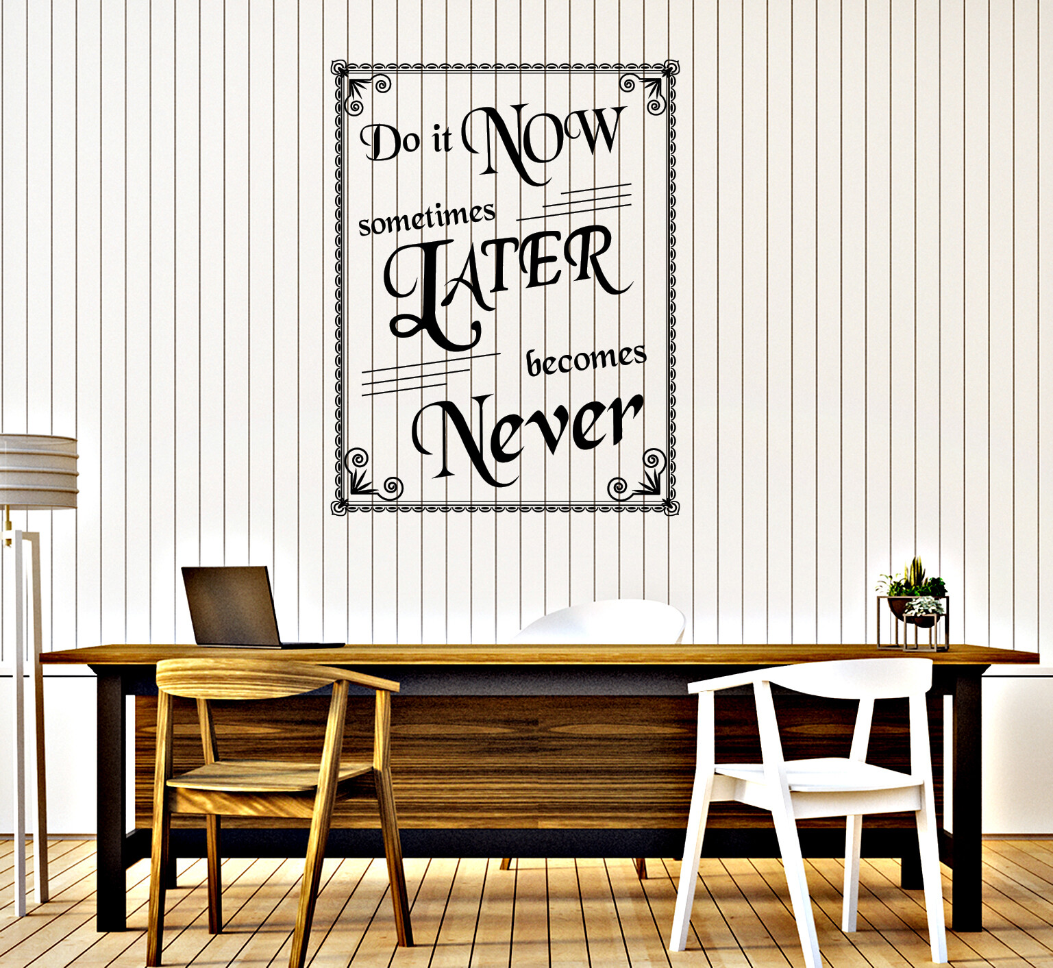 Wall Vinyl Decal Vintage Poster Motivation Quote Home Interior Decor n1018