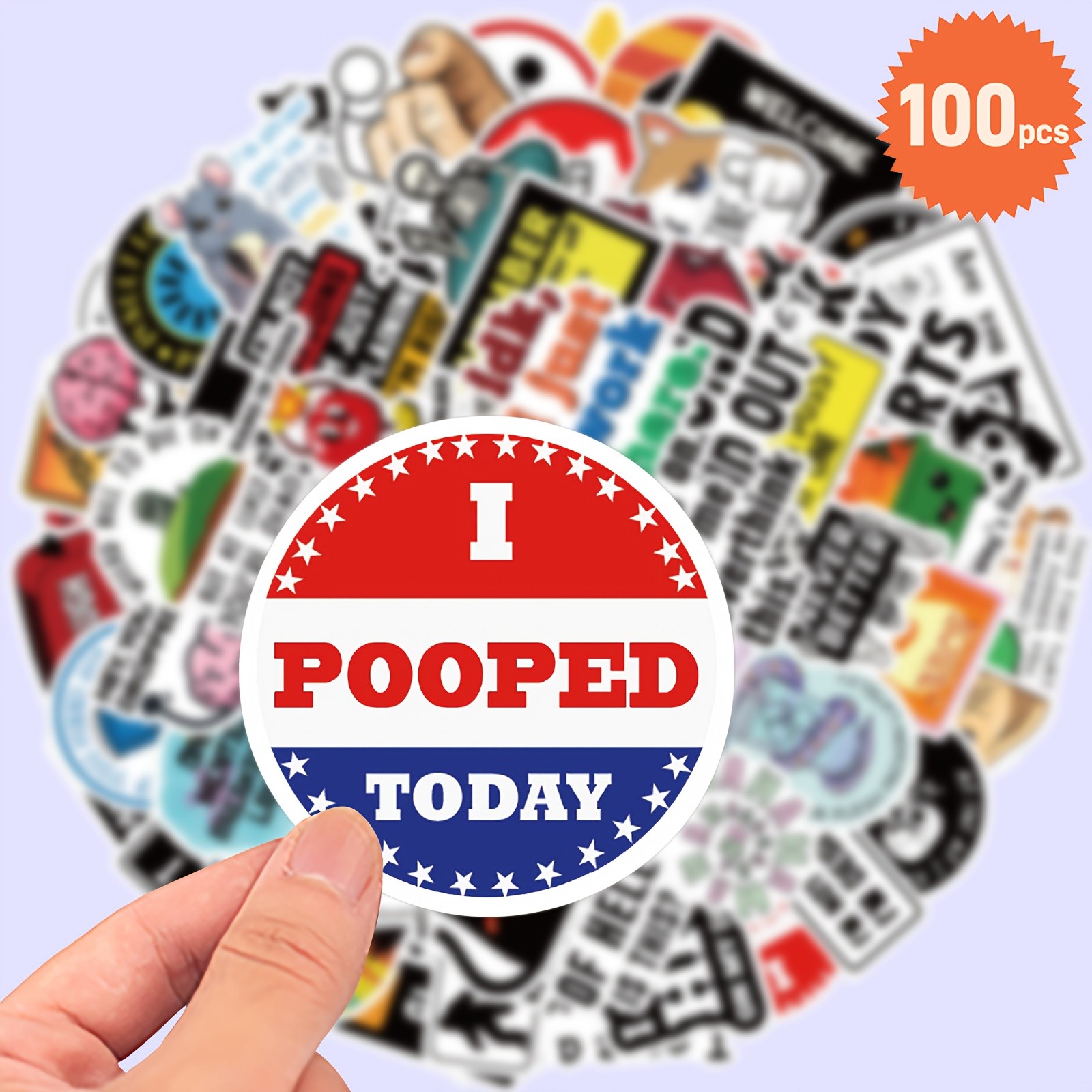 Precision-Made Robust Stable High-Performance Funny Graffiti Decorative Stickers