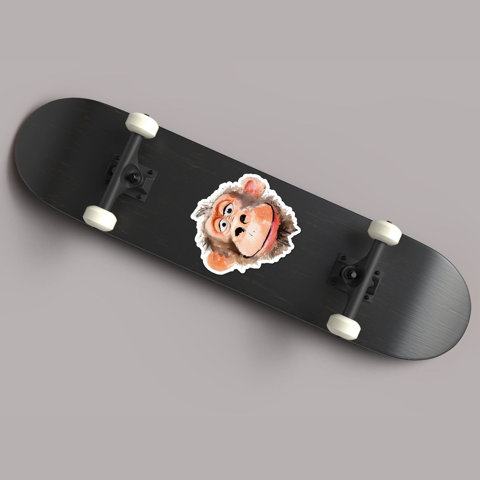 Funny Chimp Monkey – Vinyl Decal Sticker – Car Window Laptop – ebn12287