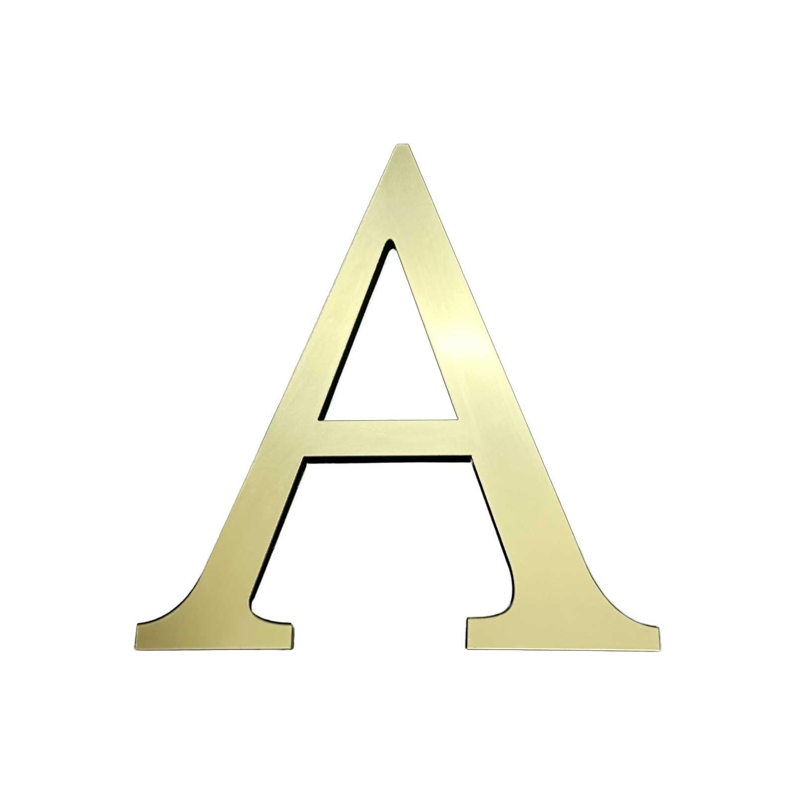 Large 3D Raised Letter Wall Stickers, 20cm 7.87inch Acrylic Alphabet Decals, …