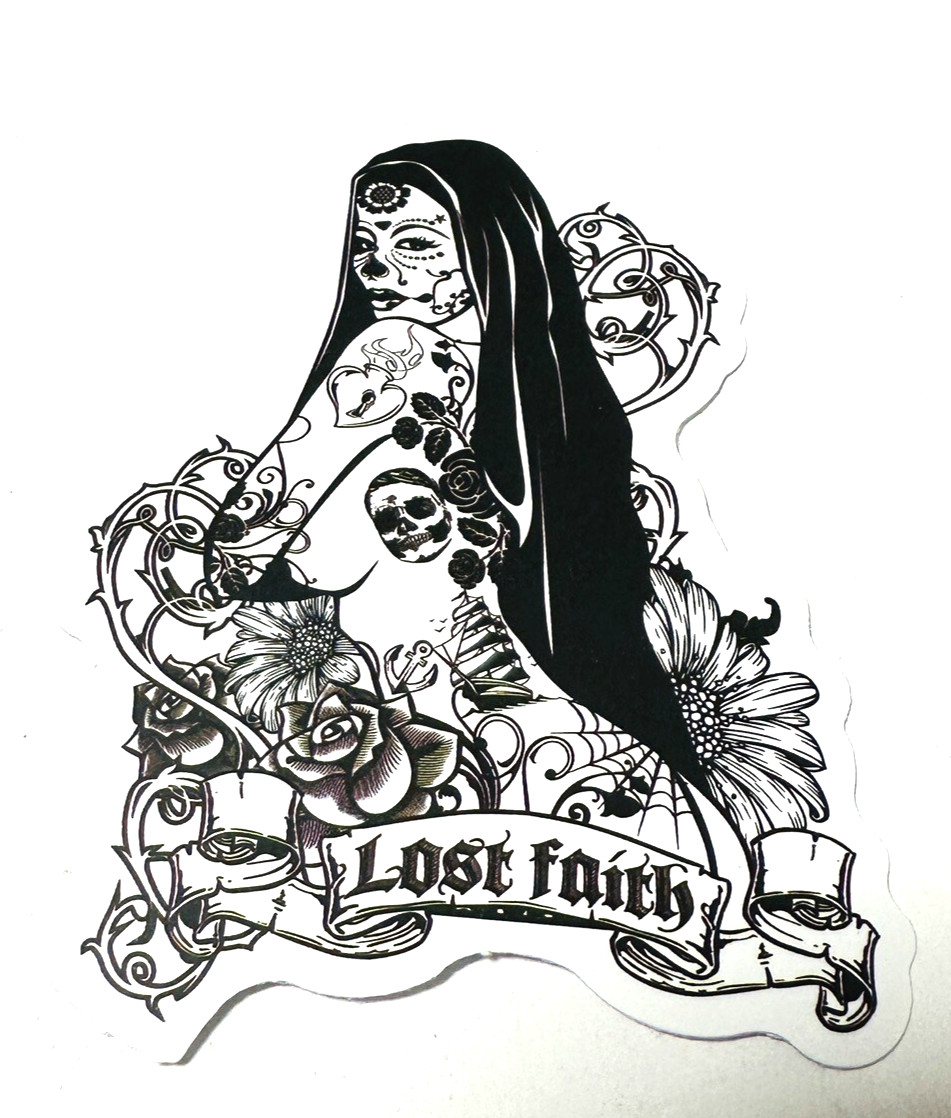 Tattooed Ladies Decals Stickers Marilyn Monroe Sexy Set of 4 Sailor Bunny Skull