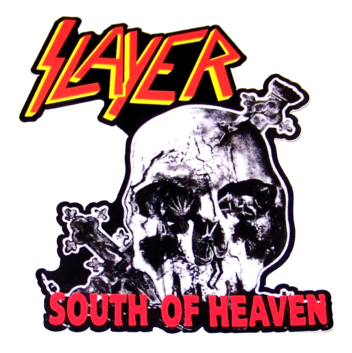 SLAYER – Logo LARGE Die Cut Sticker Decal Official Heavy Metal Music Band