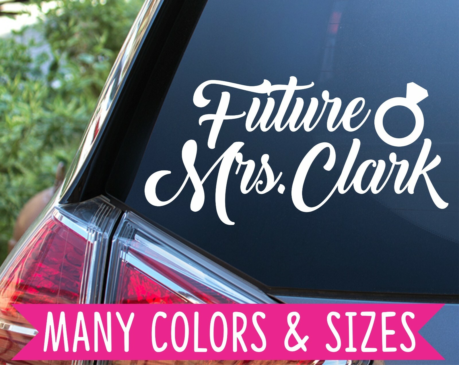 Future Mrs Wedding Bride to Be Planner Car Tumbler Vinyl Decal Sticker