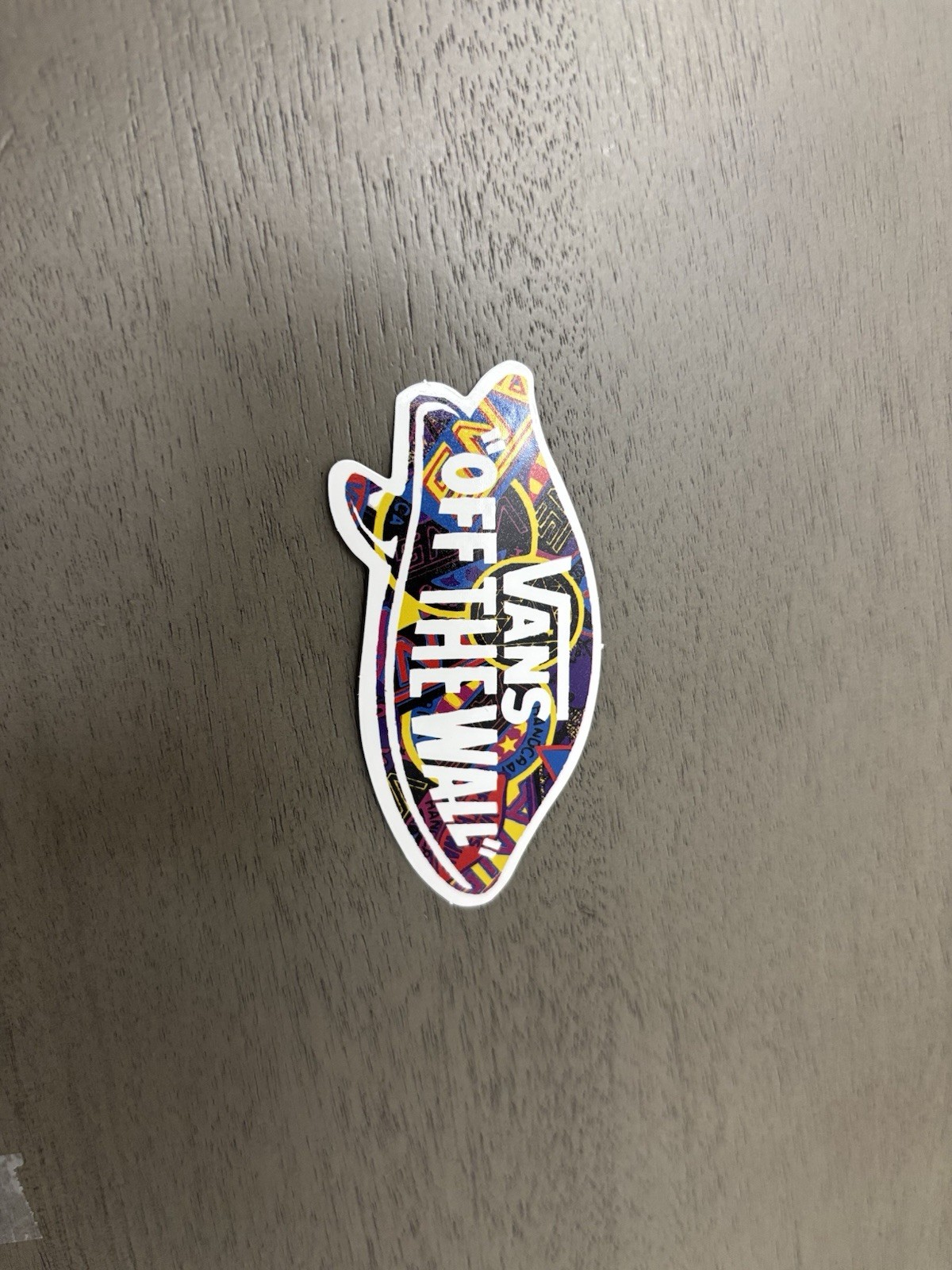 Vans "Off The Wall" Logo Decal: Decorative Skate Luggage Skateboard Sticker