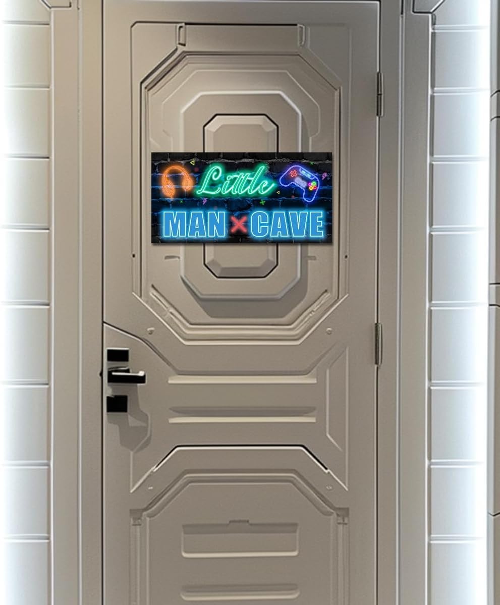 Fun 'Game Room' Door Sign for Kids – Perfect Playroom Decor, Easy Installation