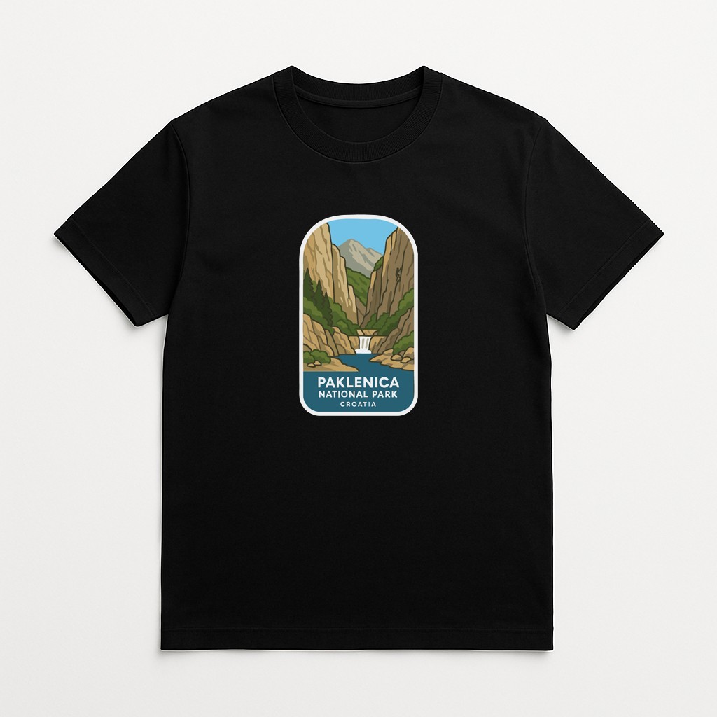 Paklenica Croatia Iron On Heat Transfer Vinyl HTV Die-Cut World National Parks