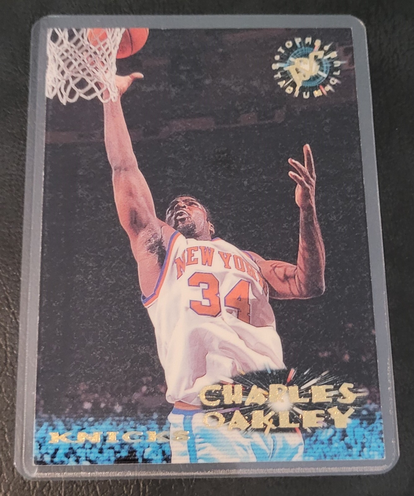 Charles Oakley Knicks Basketball Card HOF Fridge/Locker/Cabinet Laminated Magnet