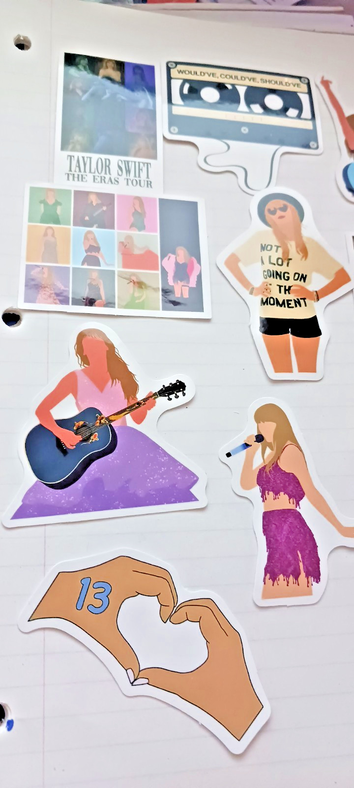Taylor Swift Stickers 10 pcs. Party Favors , Water Bottle, Decor, Music FAN #4