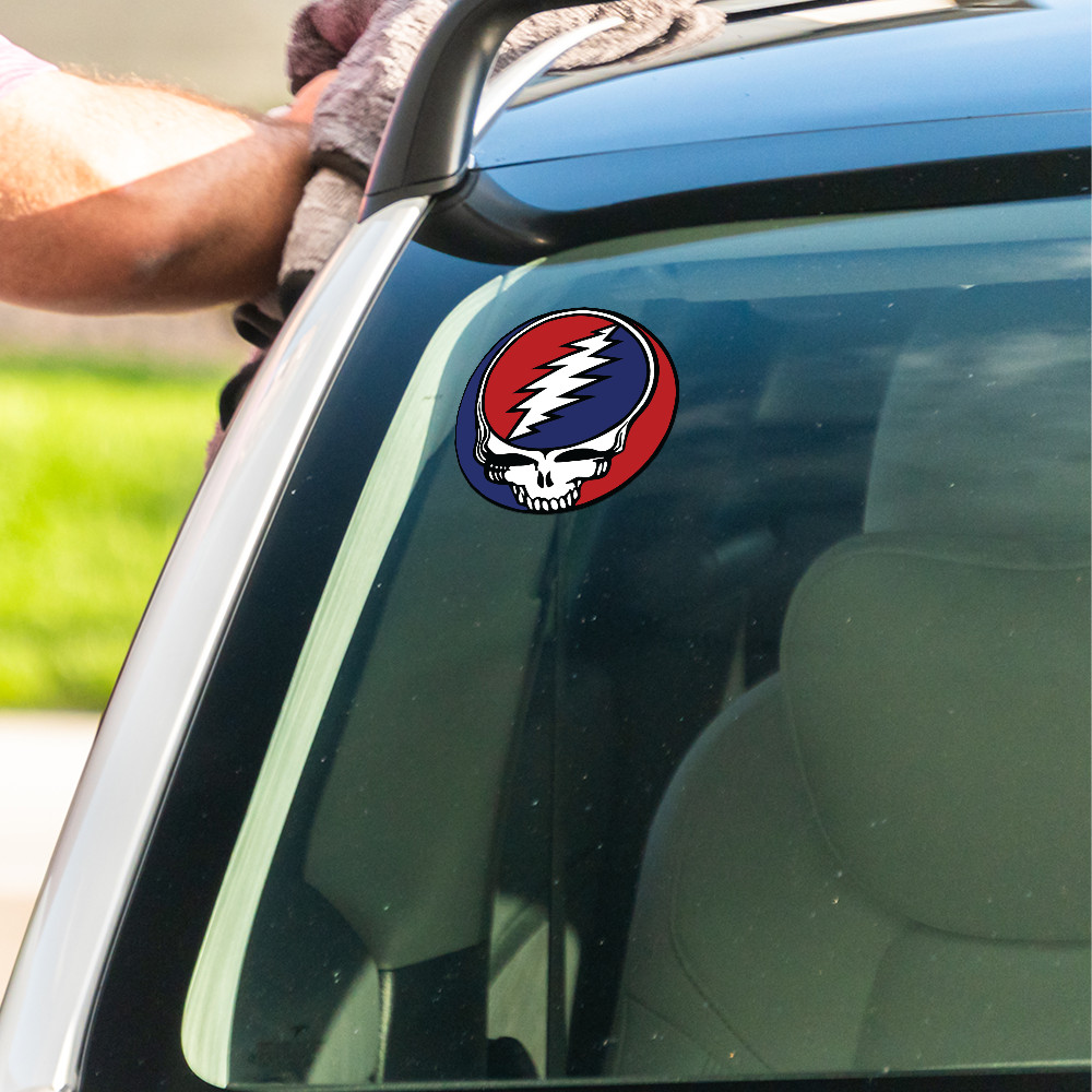 Grateful Dead Sticker Steal Your Face Vinyl Decal Rock Band Stealie Laptop Car