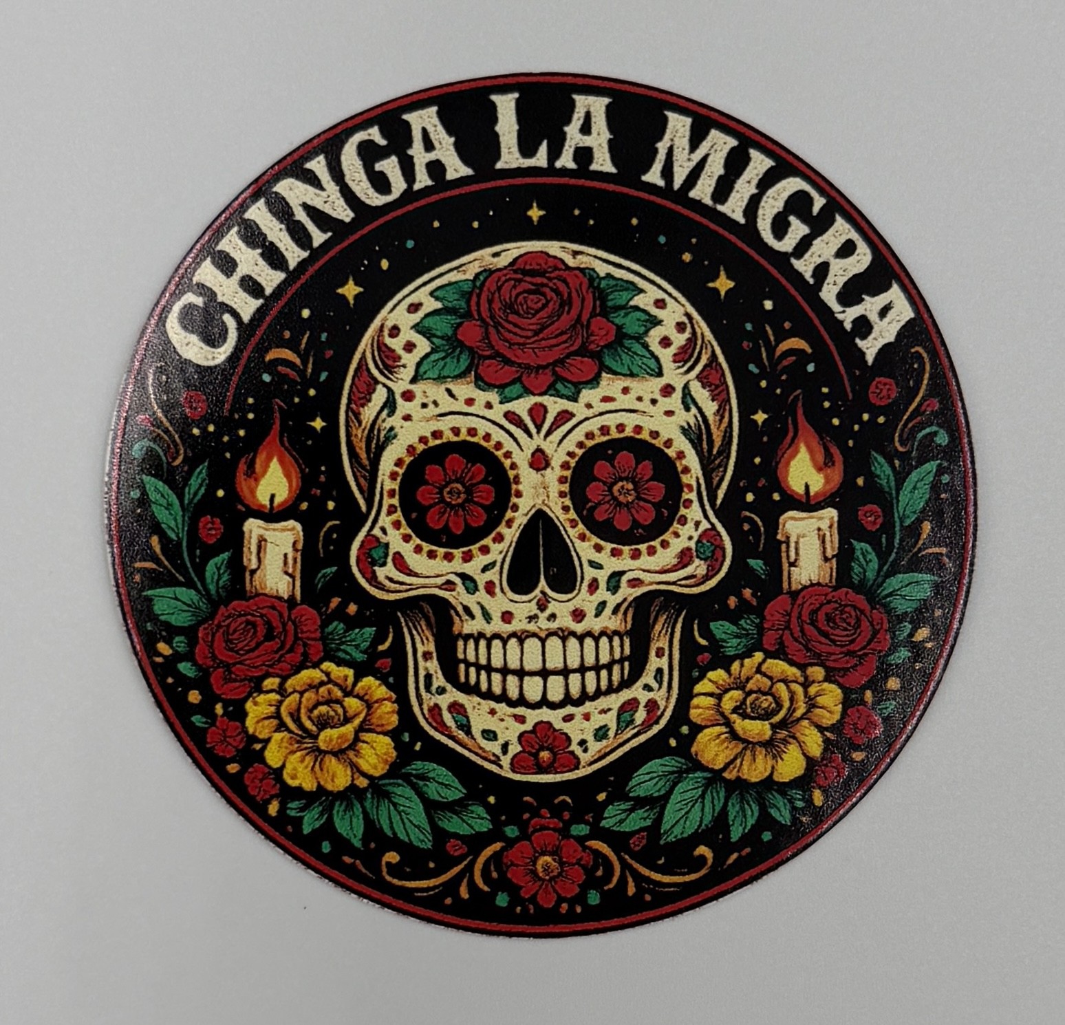 Chinga La Migra Sticker Anti ICE I.C.E. Antifascist C012S