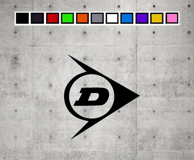 Dunlop LOGO Vinyl Decal Sticker Emblem Car Truck Window 4" 6" 8"