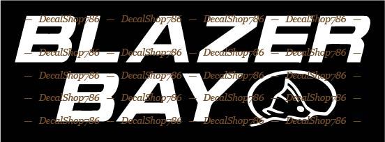 Blazer Bay Boats – Outdoor Sports- Vinyl Die-Cut Peel N' Stick Decals & Stickers