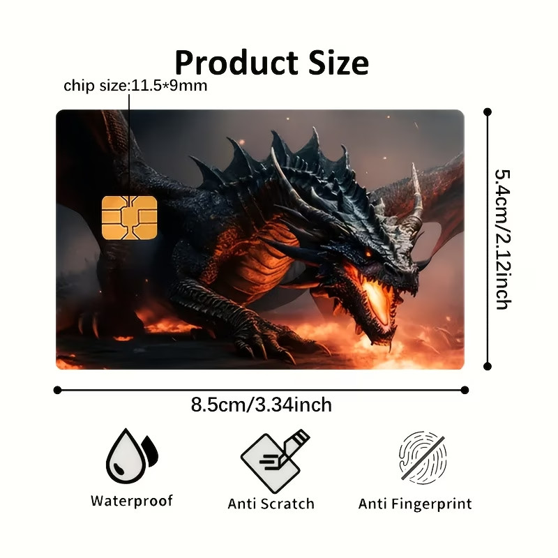 Dragon Credit Card Skin Sticker Debit Card Wrap Vinyl Cover Decal