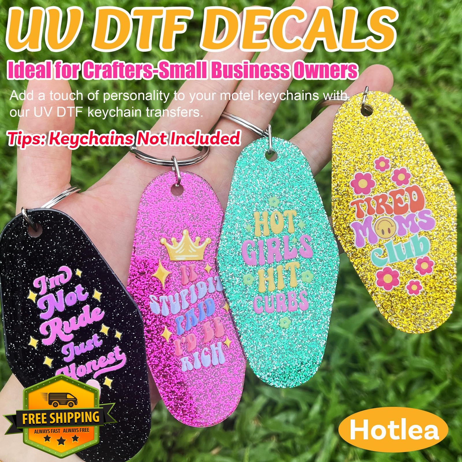 Hotlea UV DTF Stickers Girl Power