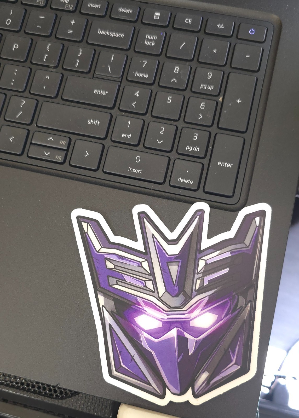 Megatronus Fan Art Vinyl Sticker DarkFall/Purple Decepticon Transformers