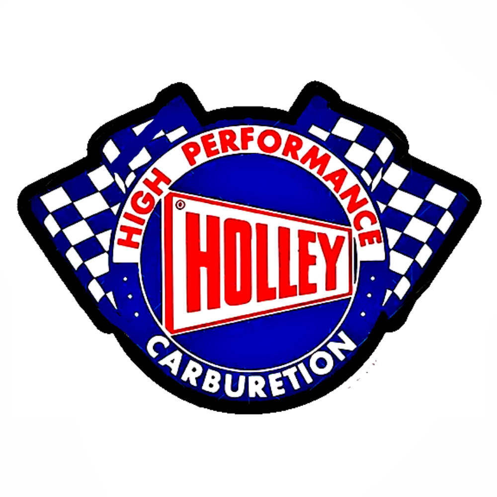 Holley Carbs Logo Die Cut Laminated Vinyl Sticker/Decal