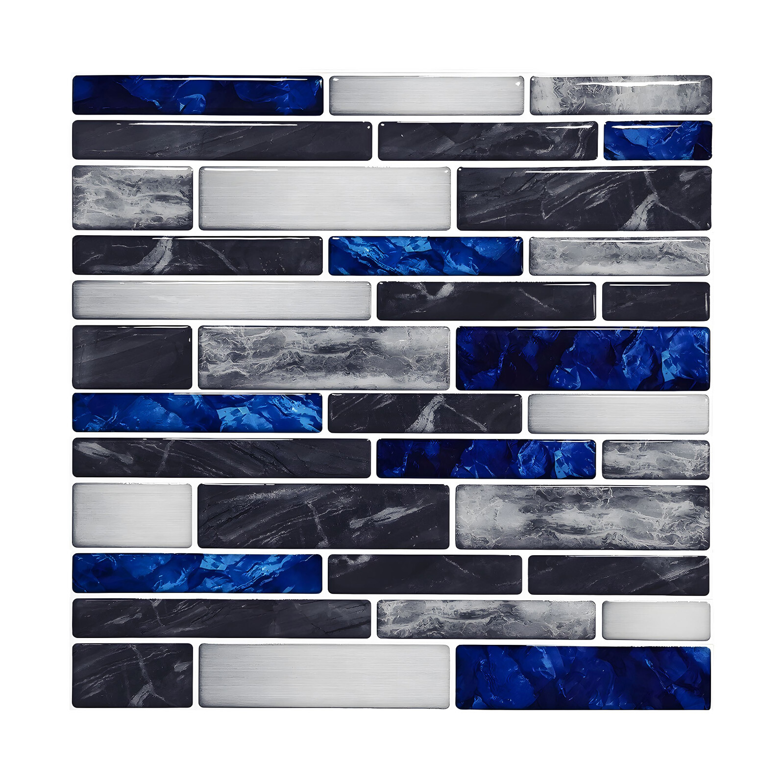 20/30x Self Adhensive Wall Panel Tile Waterproof Wall Sticker Kitchen Backsplash