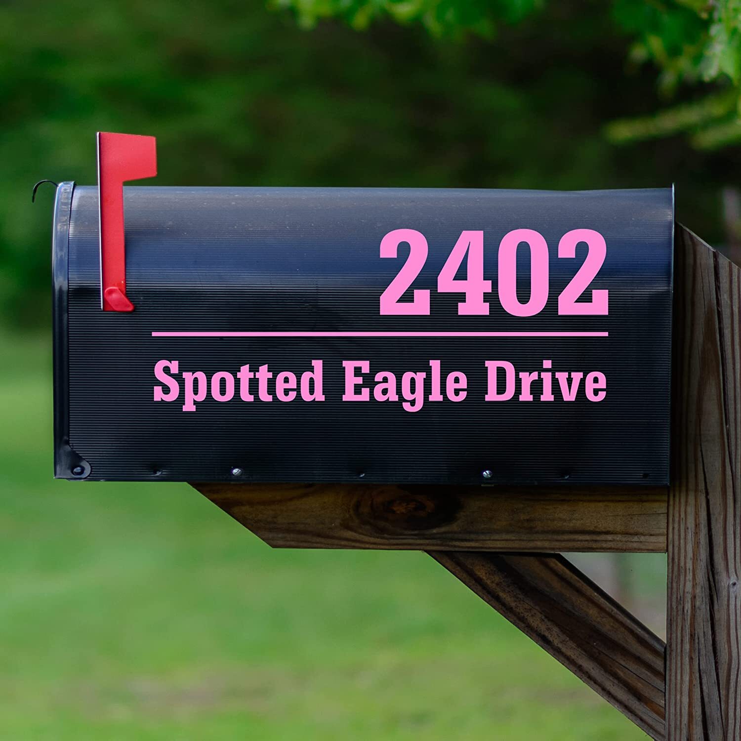 Mailbox Numbers Street Address Personalized Pair of Vinyl Decal Custom Stickers