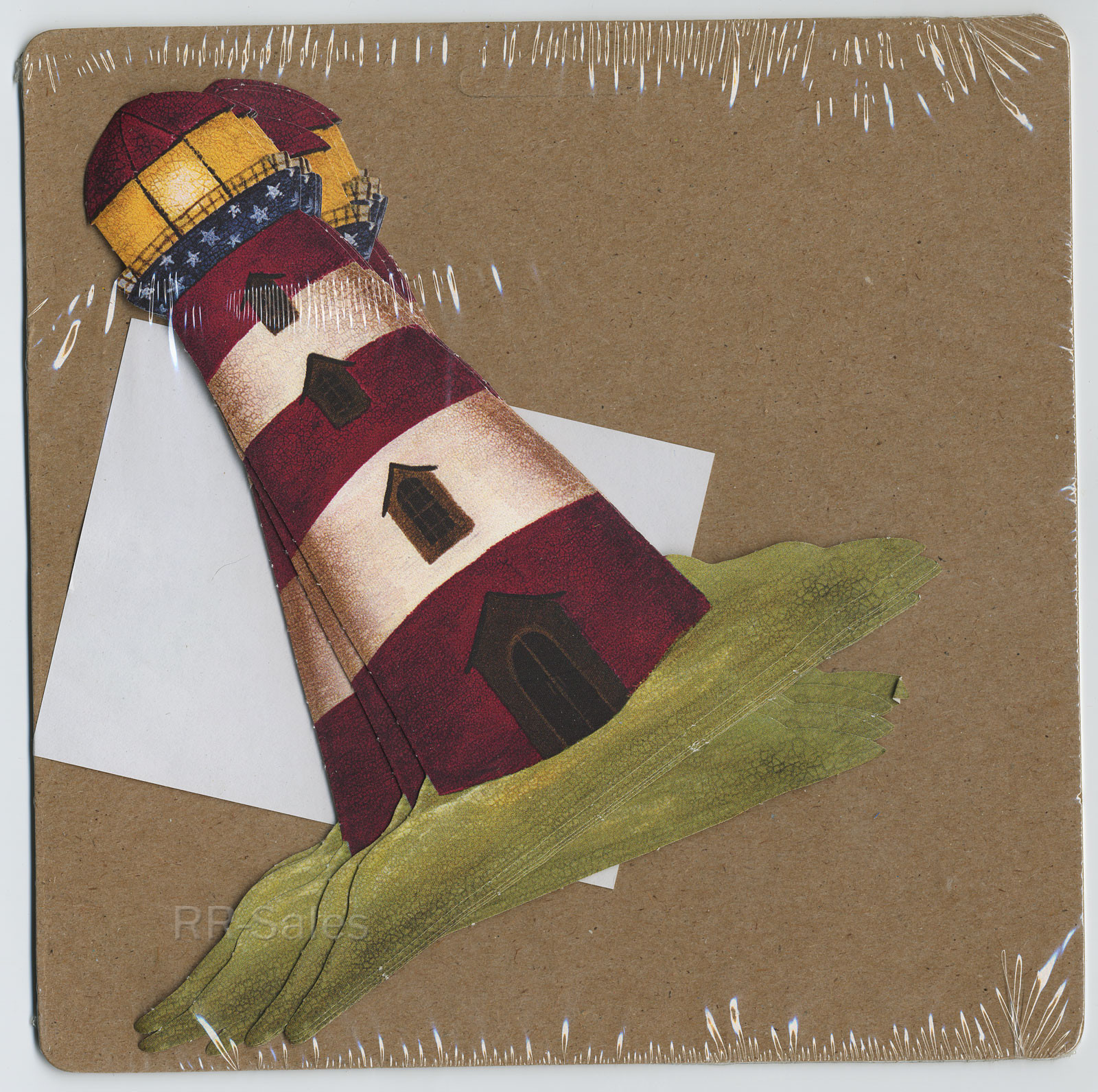 16 Lighthouses Red White Folk Rustic Wall Decor FX Light House Wallpaper Cutouts