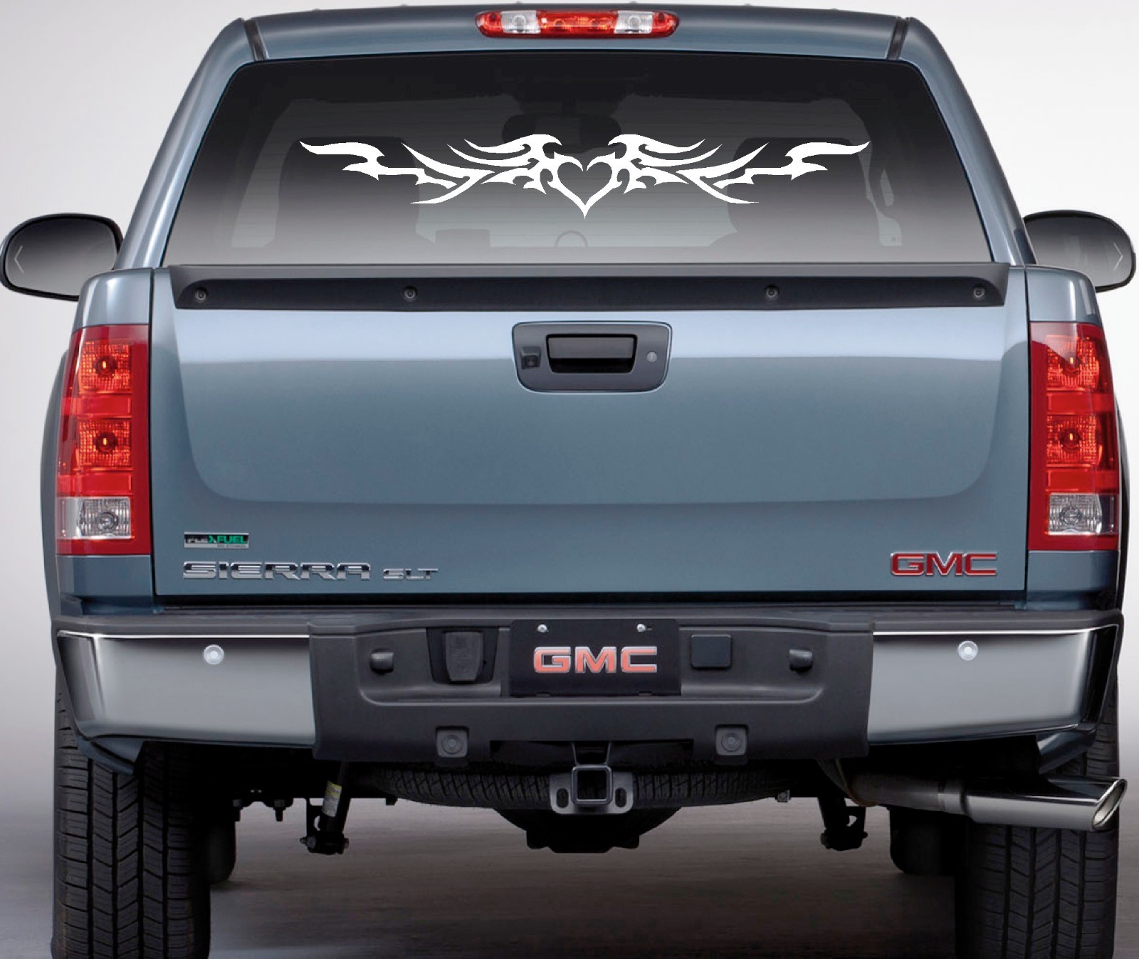 Sticker / Heart Wings Tribal Y2K Car Tramp Stamp Cybersigilism Window Decal