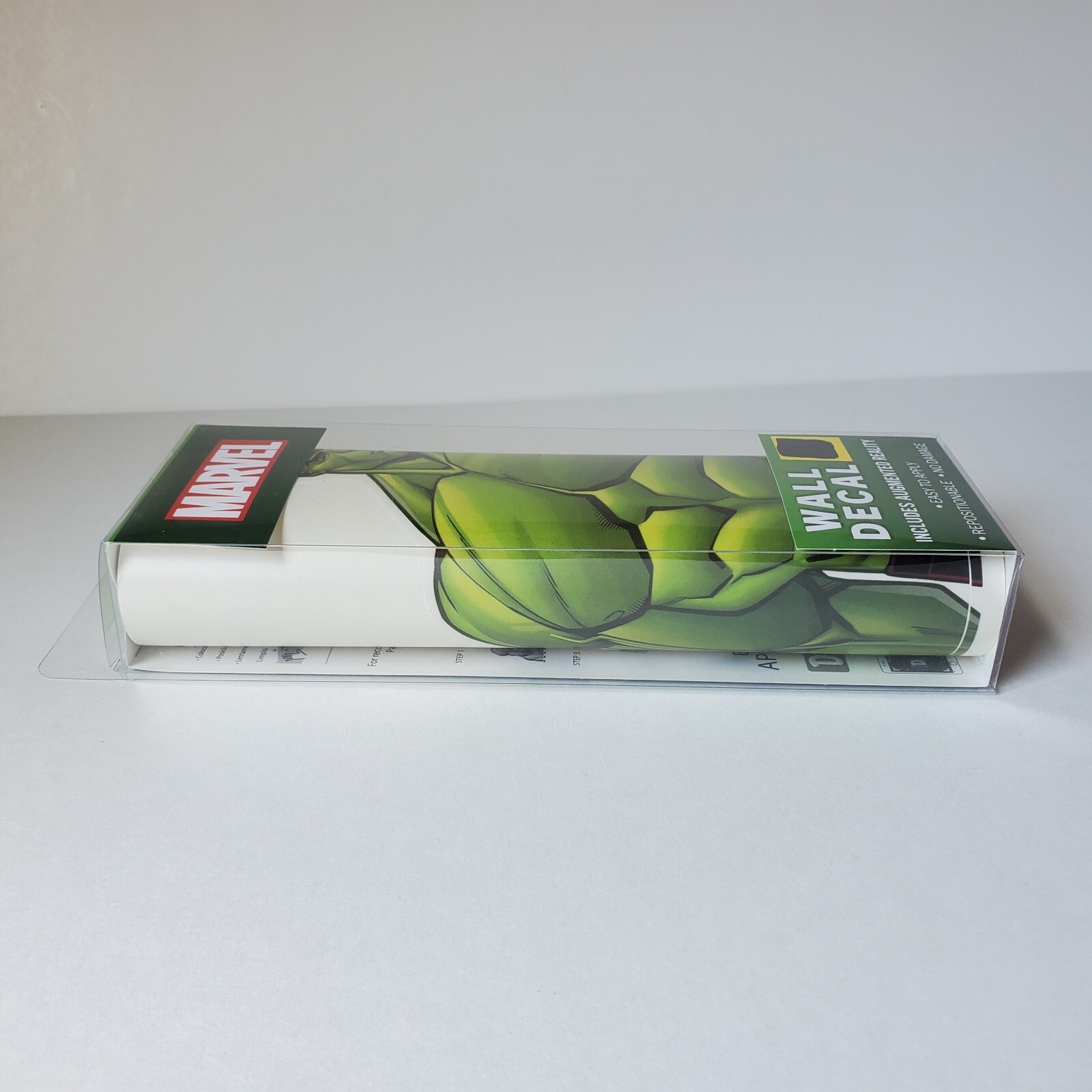 Marvel The Incredible Hulk Wall Decal 11×17” Augmented Reality Action Reusable