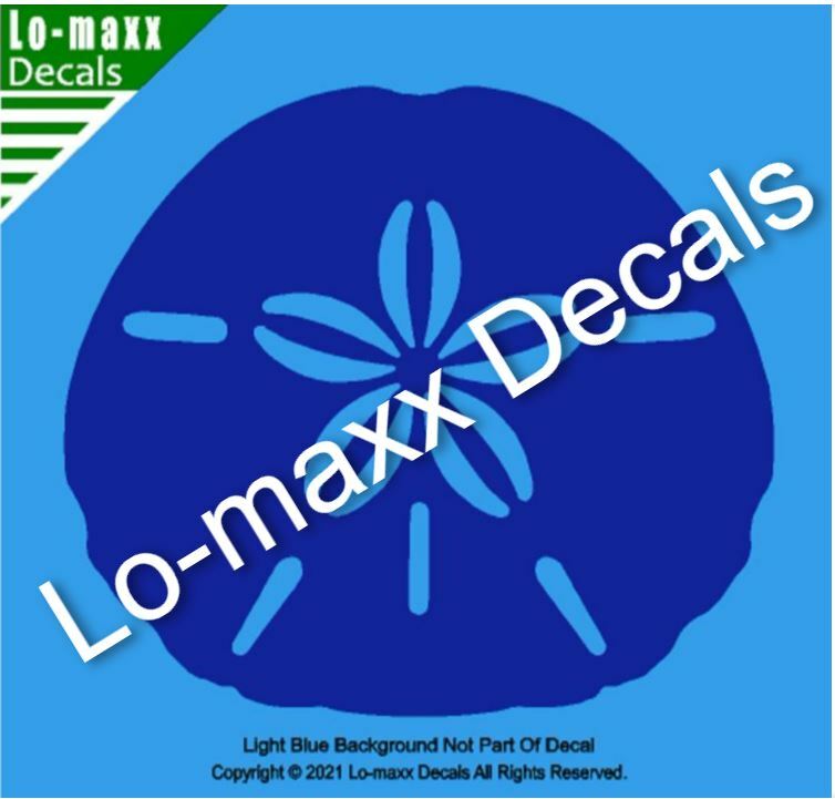 Sand Dollar Sea Life Seashore Ocean Beach Original Design Die Cut Vinyl Decal